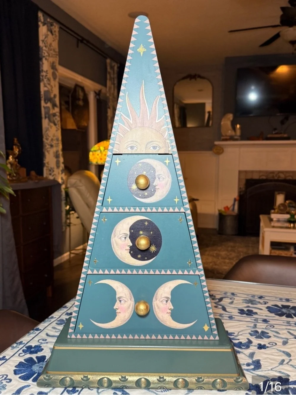 Michaels Bound By Magic Celestial Pyramid Sun Moon Pillows Mirror Whimsical NWT